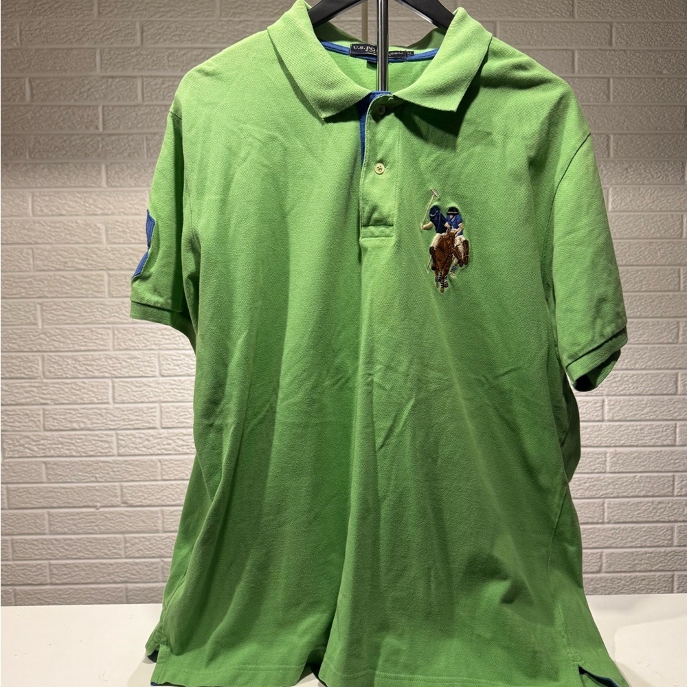 U.S. Polo Assn. Vibrant‎ Green Polo Shirt